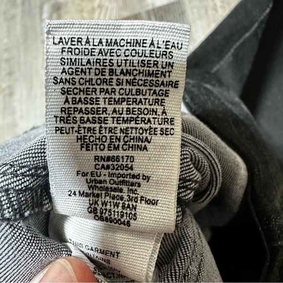 Free People Drapey A Line Pull On  Bell Bottoms Flare Jeans 29 Black ob890046 - Picture 8 of 9